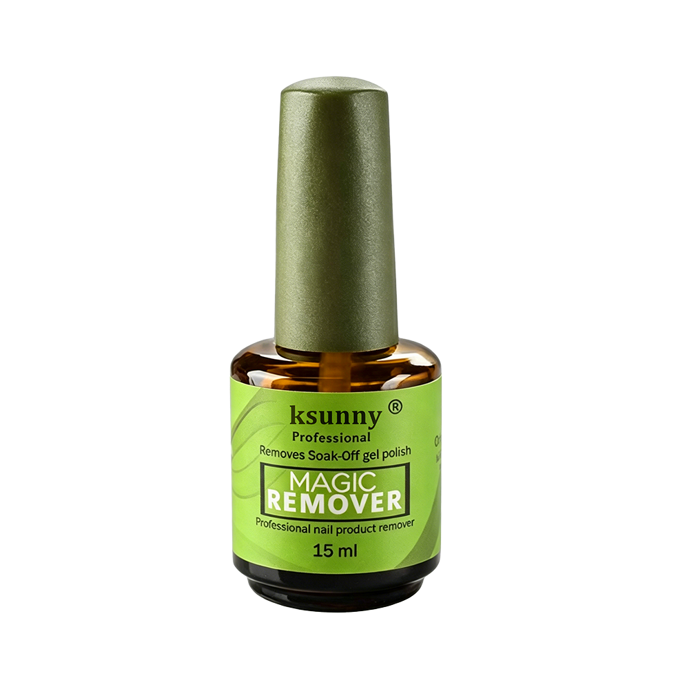 KSUUNY Magic Burst Gel Remover 15ml - Penghapus Gel Polish UV untuk Kuku Palsu & Press On - Cepat & Mudah Tanggal Tanpa Rendam - Lebih Lembut pada Kuku Menghilangkan