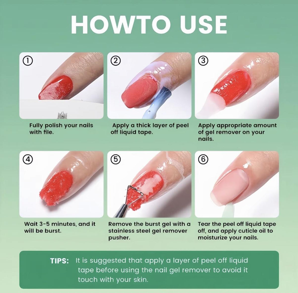 KSUUNY Magic Burst Gel Remover 15ml - Penghapus Gel Polish UV untuk Kuku Palsu & Press On - Cepat & Mudah Tanggal Tanpa Rendam - Lebih Lembut pada Kuku Menghilangkan